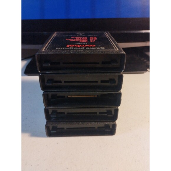 Atari 2600 Lot Of 5 Games - Tested & Work - Street Racer, Outlaw, Air Sea Battle - Picture 3 of 3